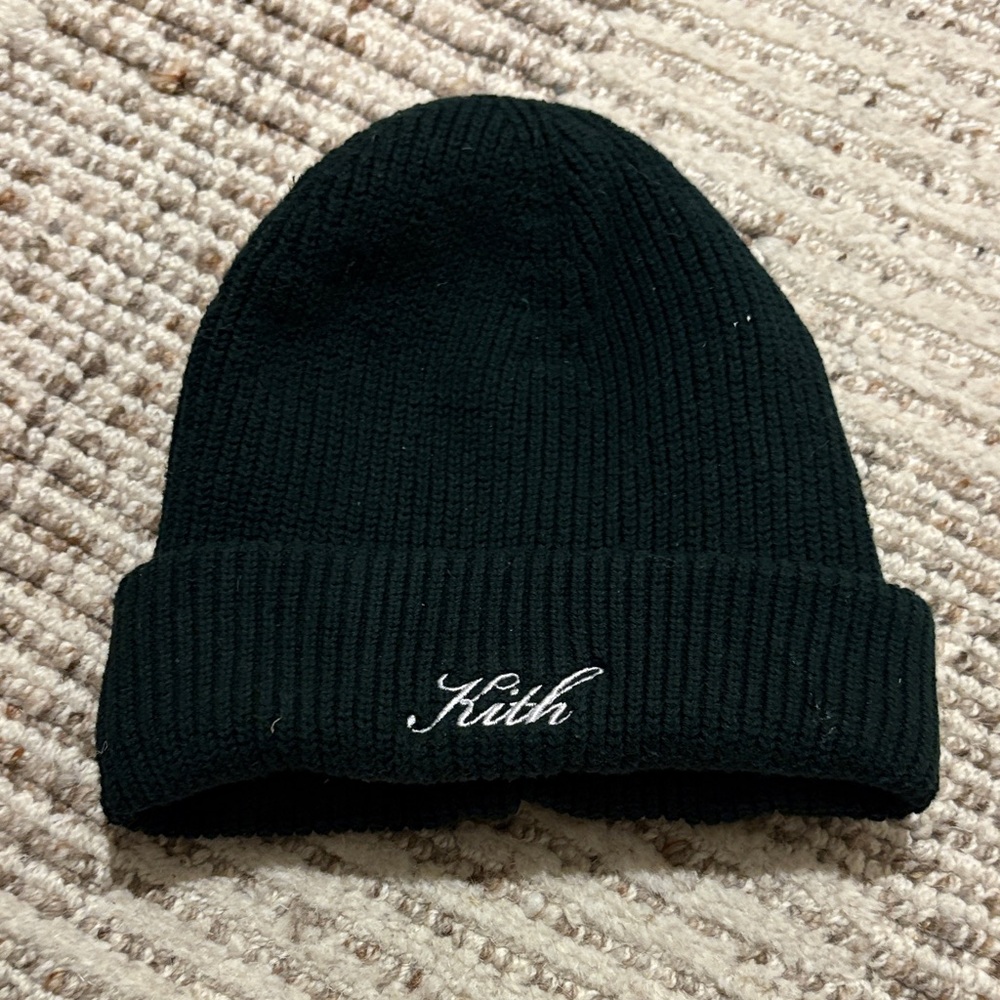 Kith Green Knit Beanie